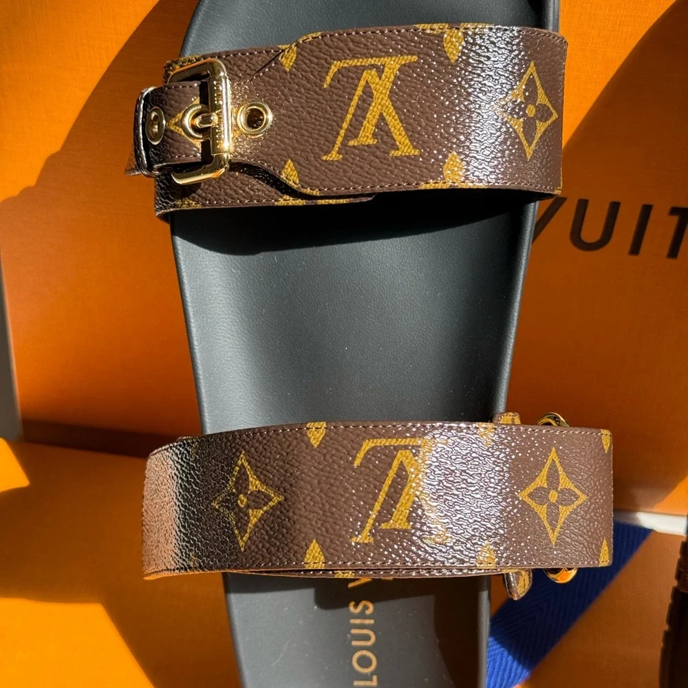 Louis Vuitton Bom Dia Flat Comfort Mules - Picture 10 of 15